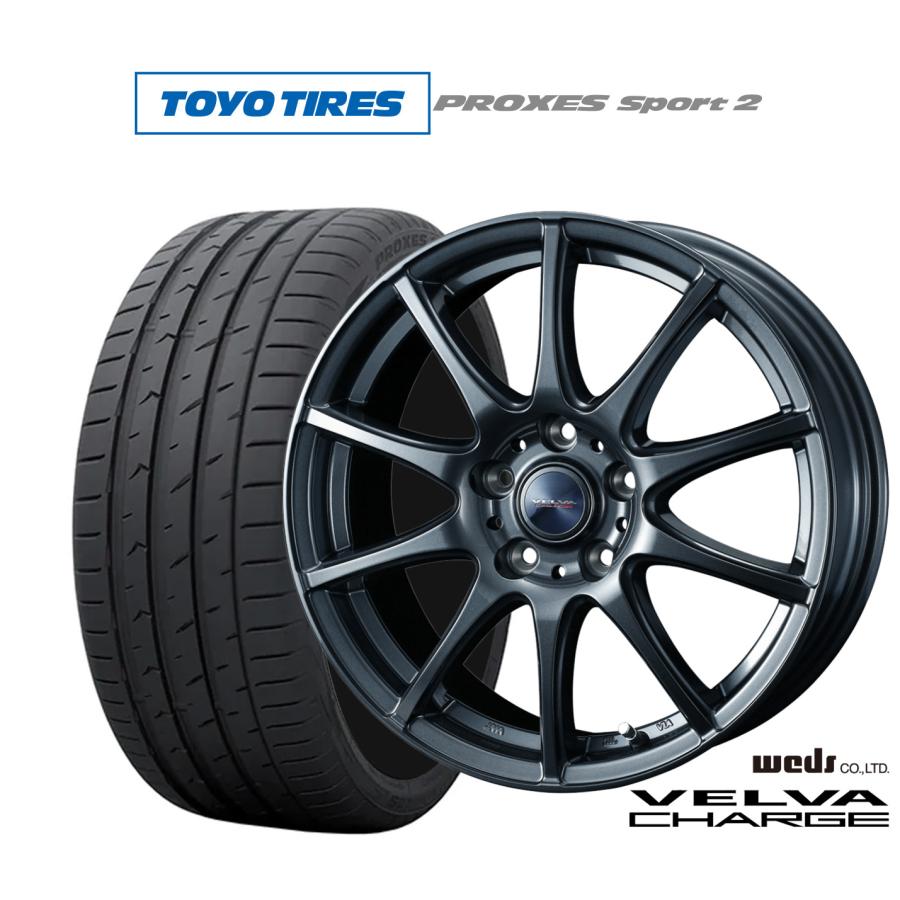 サマータイヤ ホイール4本セット ウェッズ ヴェルヴァ チャージ  