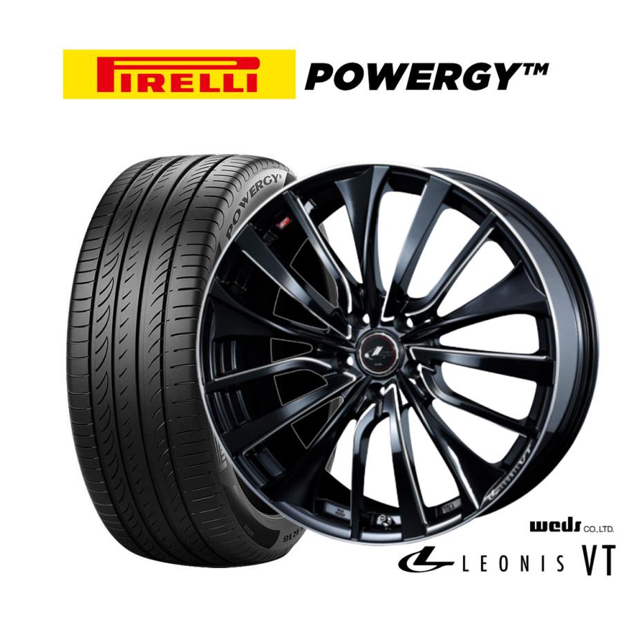 サマータイヤ ホイール4本セット ウェッズ レオニス VT ピレリ POWERGY 