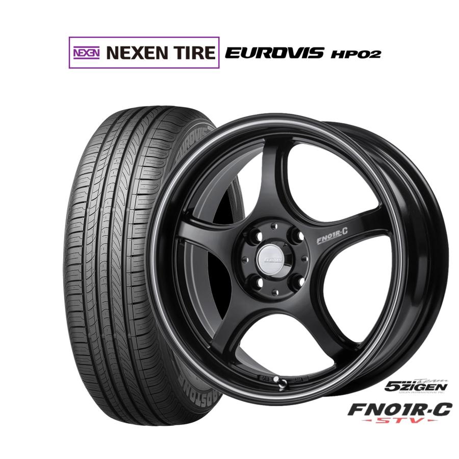 5ZIGEN ProRacer FN01R 15インチ タイヤ付き4本セット 5ZIGEN サマータイヤ ホイール4本セット ゴジゲン プロレーサー FN01R