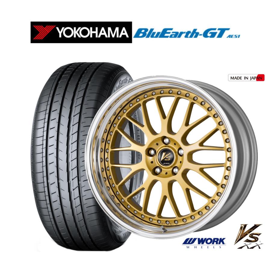 サマータイヤ ホイール4本セット ワーク VS XX ヨコハマ BluEarth 