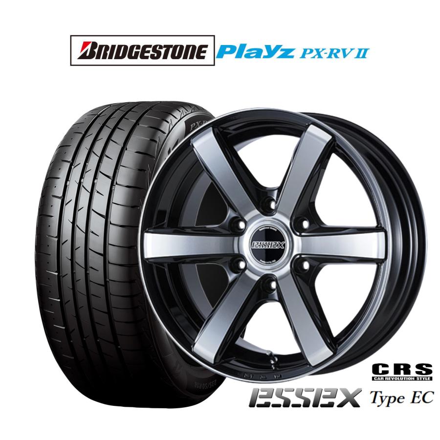 サマータイヤ ホイール4本セット CRS ESSEX エセックス EC-18 ブリヂストン PLAYZ プレイズ PX-RVII 215 ...