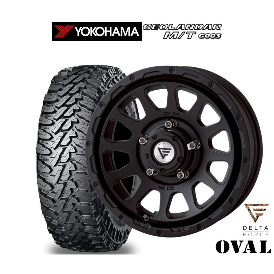 オフロードタイヤ ホイール4本セット FORCE デルタフォース OVAL