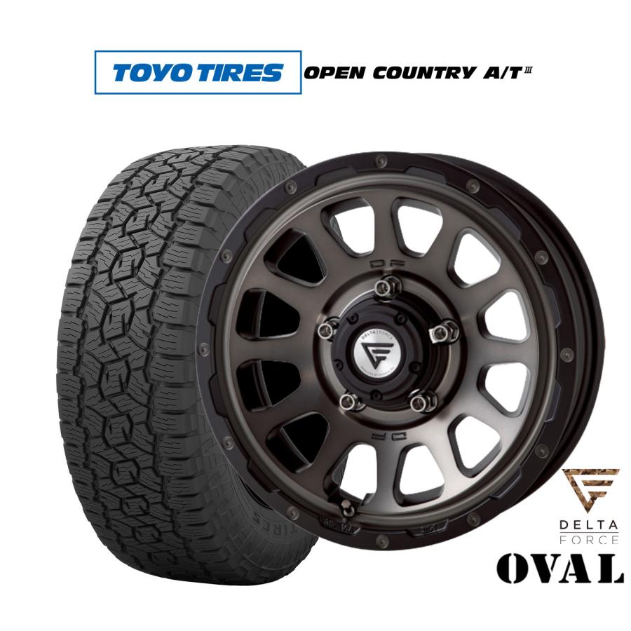 オフロードタイヤ ホイール4本セット FORCE デルタフォース OVAL