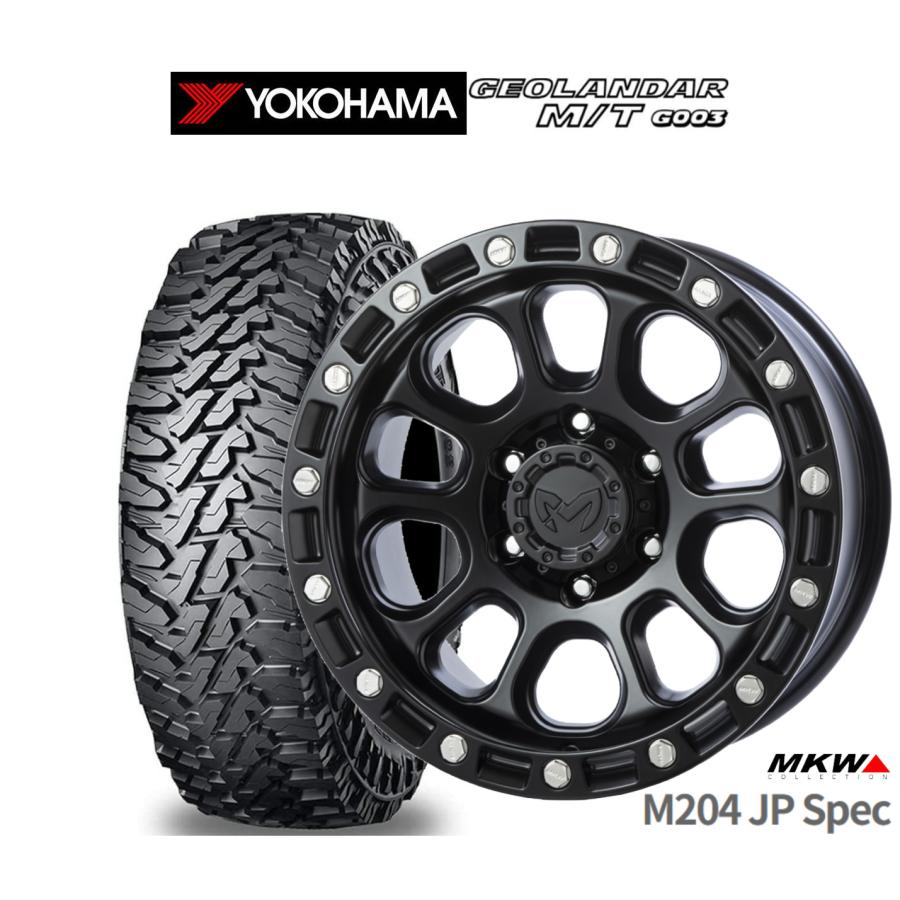 オフロードタイヤ ホイール4本セット MKW M204 JPスペック ヨコハマ