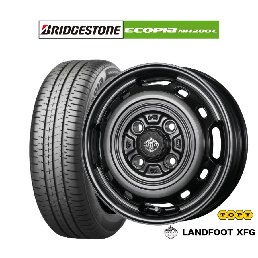 ブリヂストンタイヤ　エコピアNH200C 165/65R14 4本 ECOPIA NH200 C 165/65R14 4本[取付・メンテナンス＋パンク補償