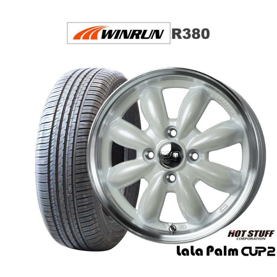 値下げ！155/65R14 タイヤホイール4本ホットスタッフララパーム