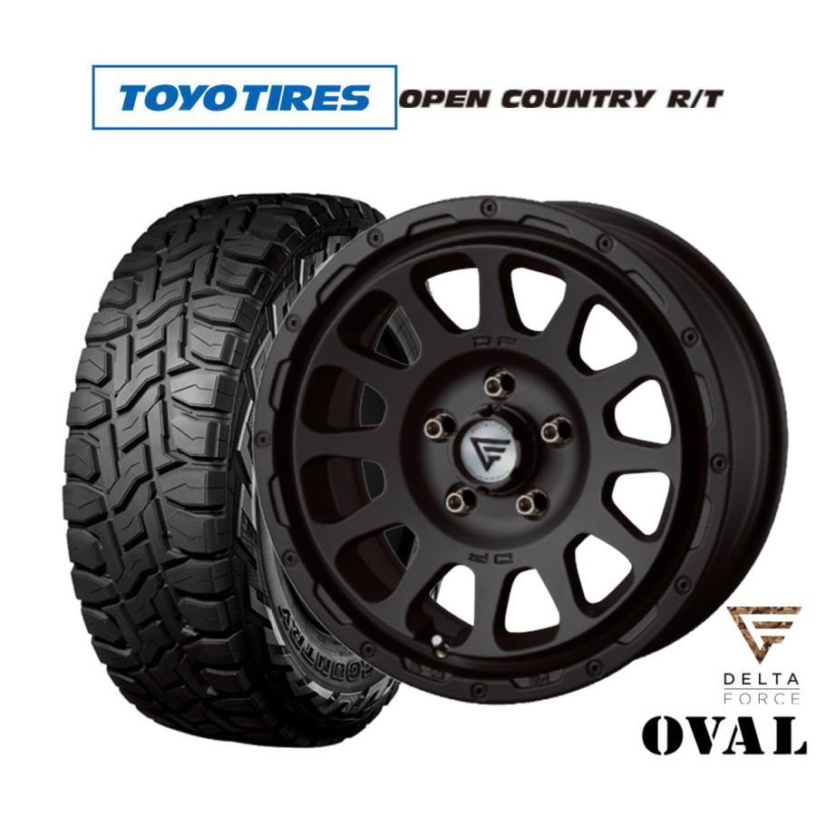 OPEN COUNTRY R/T タイヤDELTA FORCEホイールセット オフロードタイヤ ホイール4本セット FORCE デルタフォース OVAL