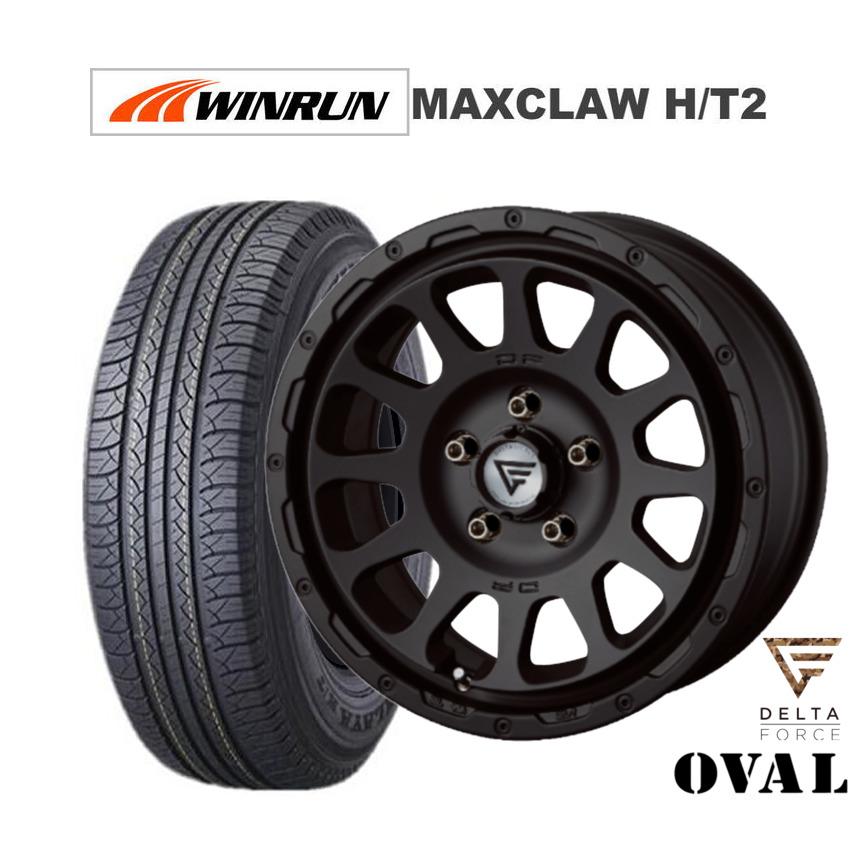 サマータイヤ ホイール4本セット FORCE デルタフォース OVAL(オーバル) WINRUN ウインラン MAXCLAW H/T 2 ...