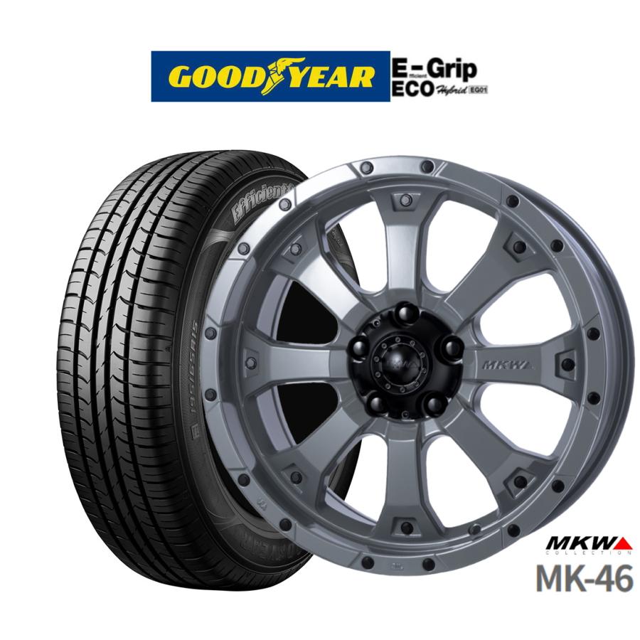 サマータイヤ ホイール4本セット MKW MK-46 グッドイヤー エフィ 