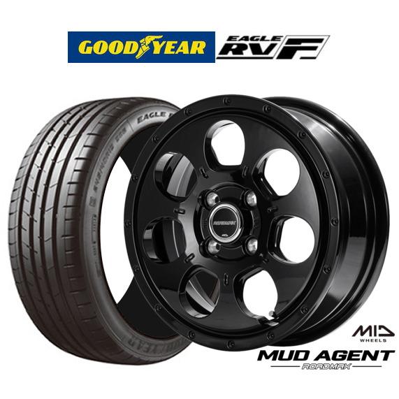 サマータイヤ ホイール4本セット MID ロードマックス マッド  