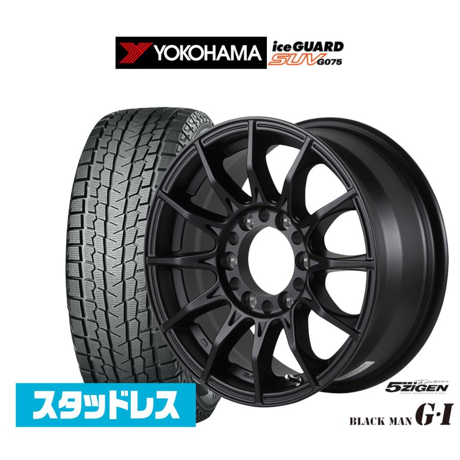 5ZIGEN スタッドレスタイヤ ホイール4本セット ゴジゲン ブラックマン