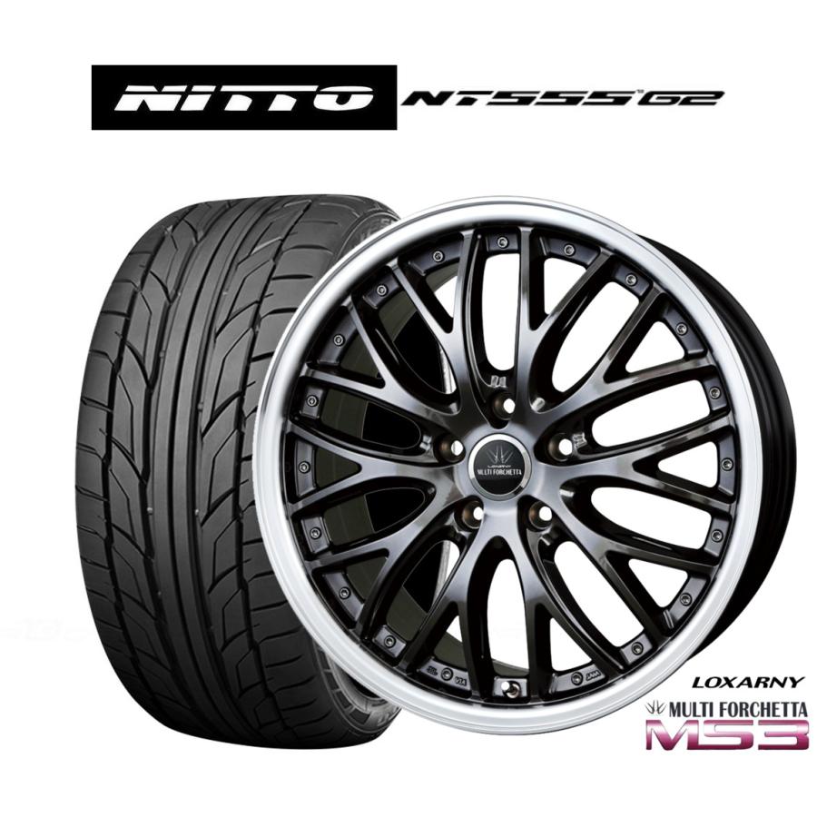 タイヤ・ホイール Multi Forchetta 245/40ZR19 ロクサーニ サマータイヤ ホイール4本セット BADX マルチフォルケッタ