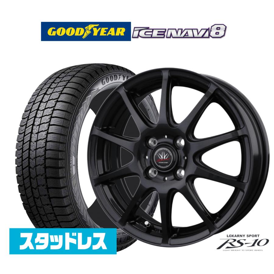 2024年製】スタッドレスタイヤ ホイール4本セット BADX ロクサーニ  