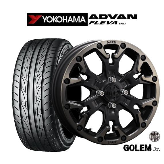 サマータイヤ ホイール4本セット クリムソン MG ゴーレム Jr. ヨコハマ 
