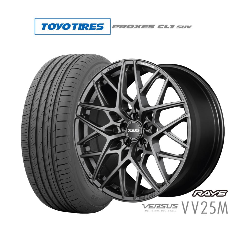 サマータイヤ ホイール4本セット レイズ ベルサス VV25M トーヨー 