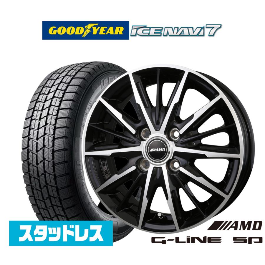 スタッドレスタイヤ ホイール4本セット BADX AMD G-Line SP