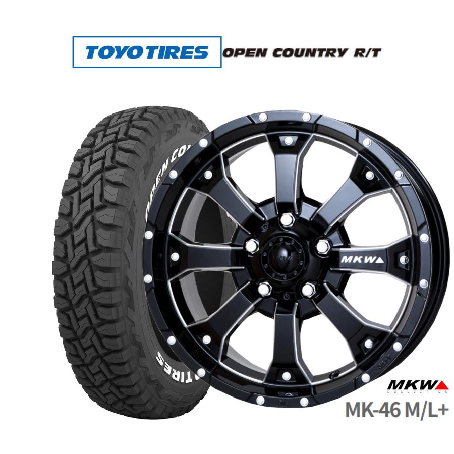 オフロードタイヤ ホイール4本セット MKW MK-46 M/L+ トーヨータイヤ 