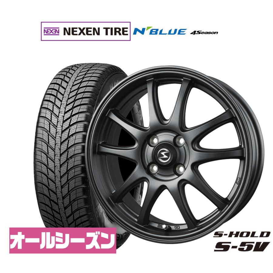 オールシーズンタイヤ ホイール4本セット BADX エスホールド S-5V 