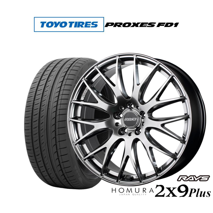 サマータイヤ ホイール4本セット レイズ HOMURA ホムラ 2×9 Plus 