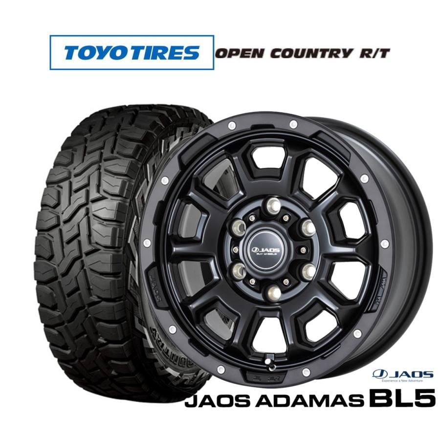 ✅【JAOS】アダマス BL5 16インチ アルミホイール 4本セット‼️ JAOS（ジャオス） オフロードタイヤ ホイール4本セット アダマス BL5