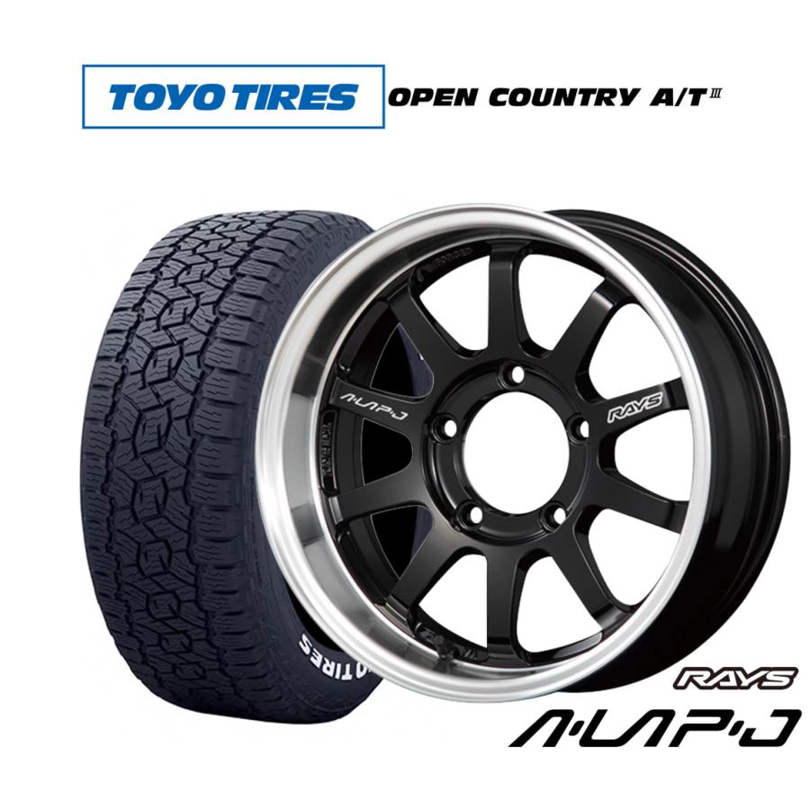 A・LAP J OPEN COUNTRY A/ＴⅢ 16インチ 4本 手渡し可能 RAYS サマータイヤ ホイール4本セット レイズ A・LAP エーラップ