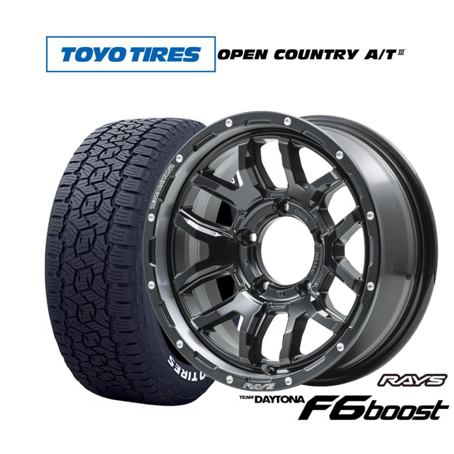 RAYS オフロードタイヤ ホイール4本セット チームデイトナ F6