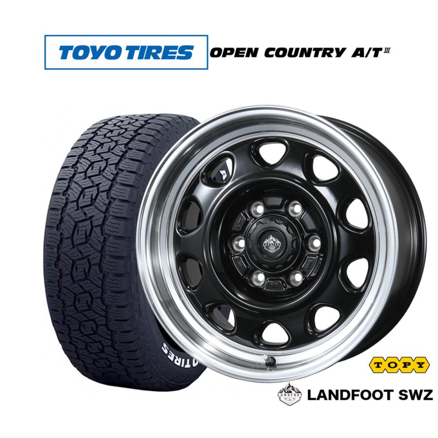 オフロードタイヤ ホイール4本セット トピー ランドフット SWZ オフロードタイヤ ホイール4本セット トピー ランドフット SWZ