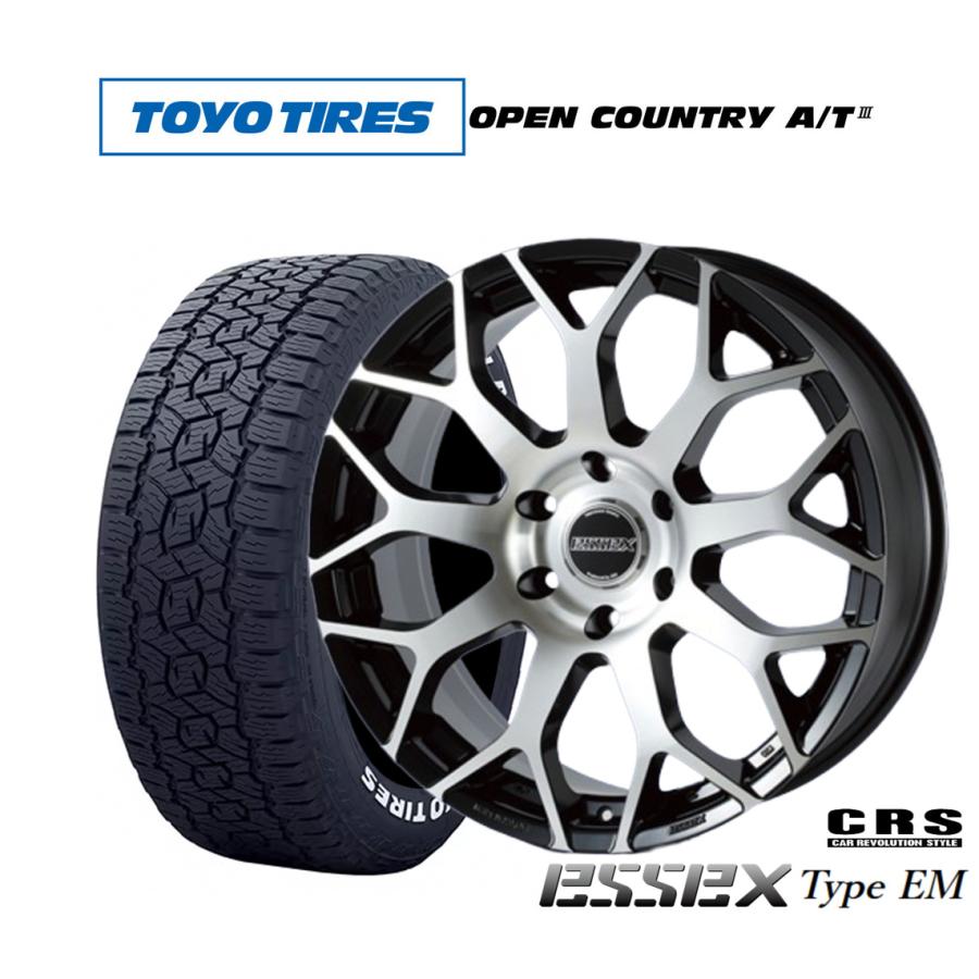 オフロードタイヤ ホイール4本セット CRS ESSEX エセックス EM-17 