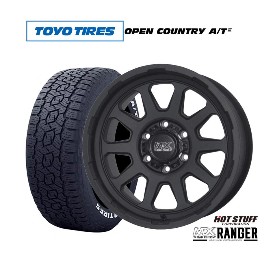マッドクロスレンジャー　トーヨーオープンカントリー4本セット HOT STUFF（ホットスタッフ） サマータイヤ ホイール4本セット マッド