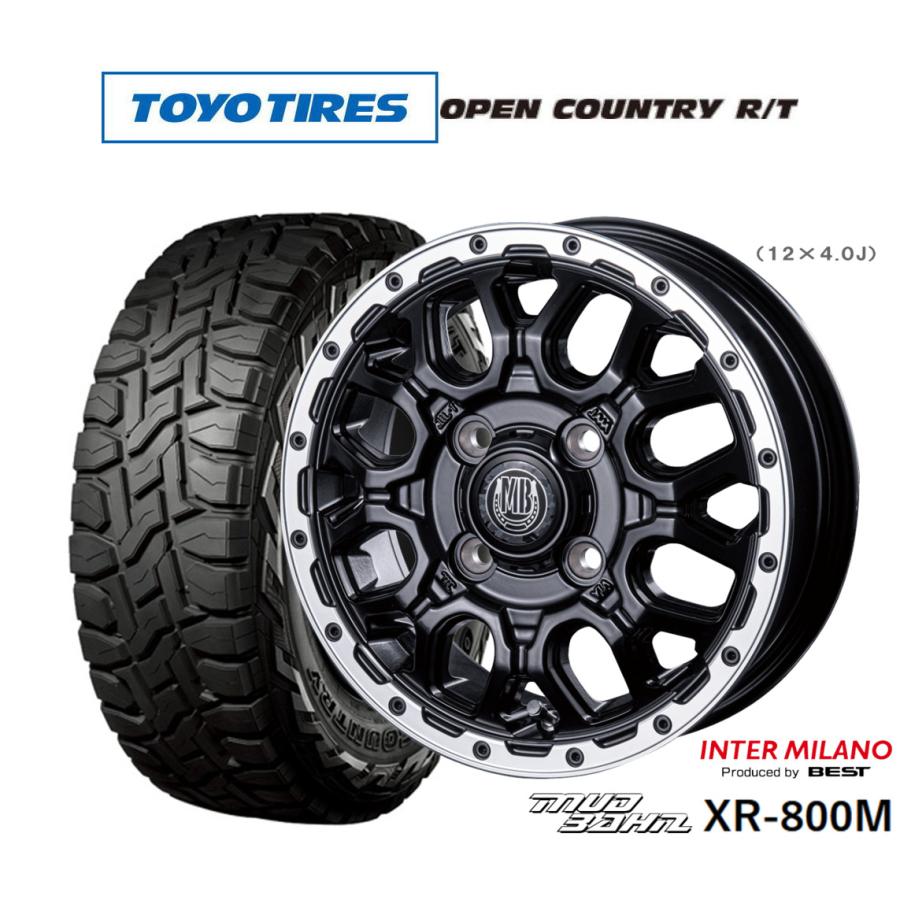 サマータイヤ ホイール4本セット インターミラノ マッドバーン XR-800M 