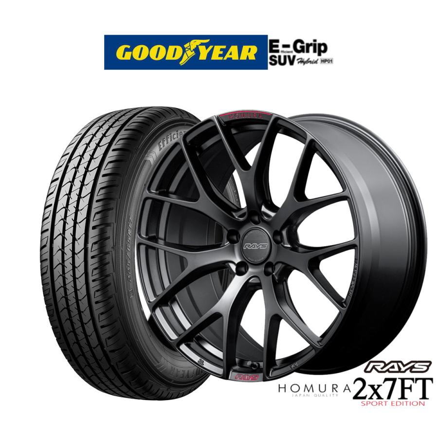 サマータイヤ ホイール4本セット レイズ HOMURA ホムラ 2×7 FT SPORT 