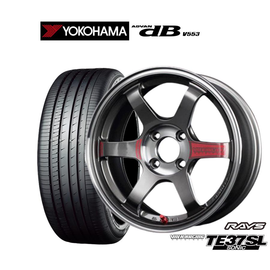 RAYS サマータイヤ ホイール4本セット レイズ ボルクレーシング TE37 