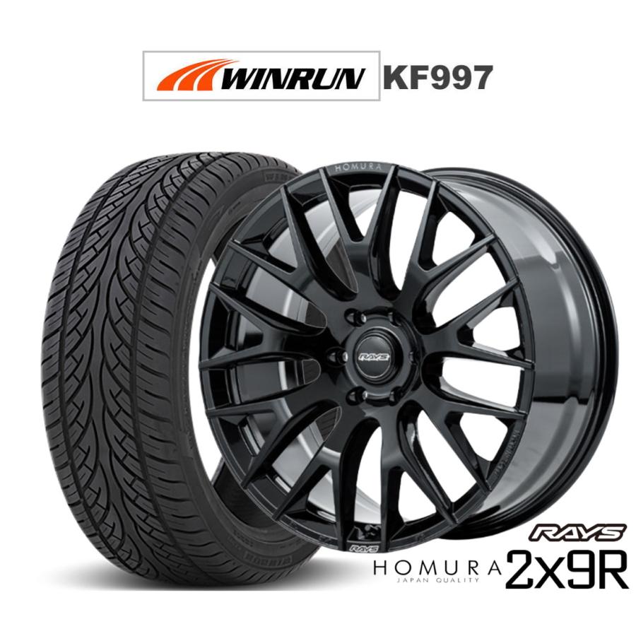 サマータイヤ ホイール4本セット レイズ HOMURA ホムラ 2×9 R WINRUN  