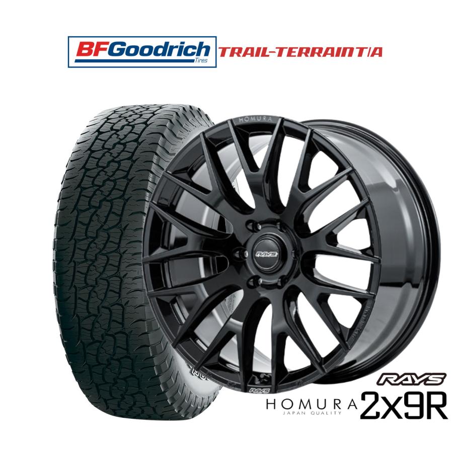 RAYS サマータイヤ ホイール4本セット レイズ HOMURA ホムラ 2×9 R BF