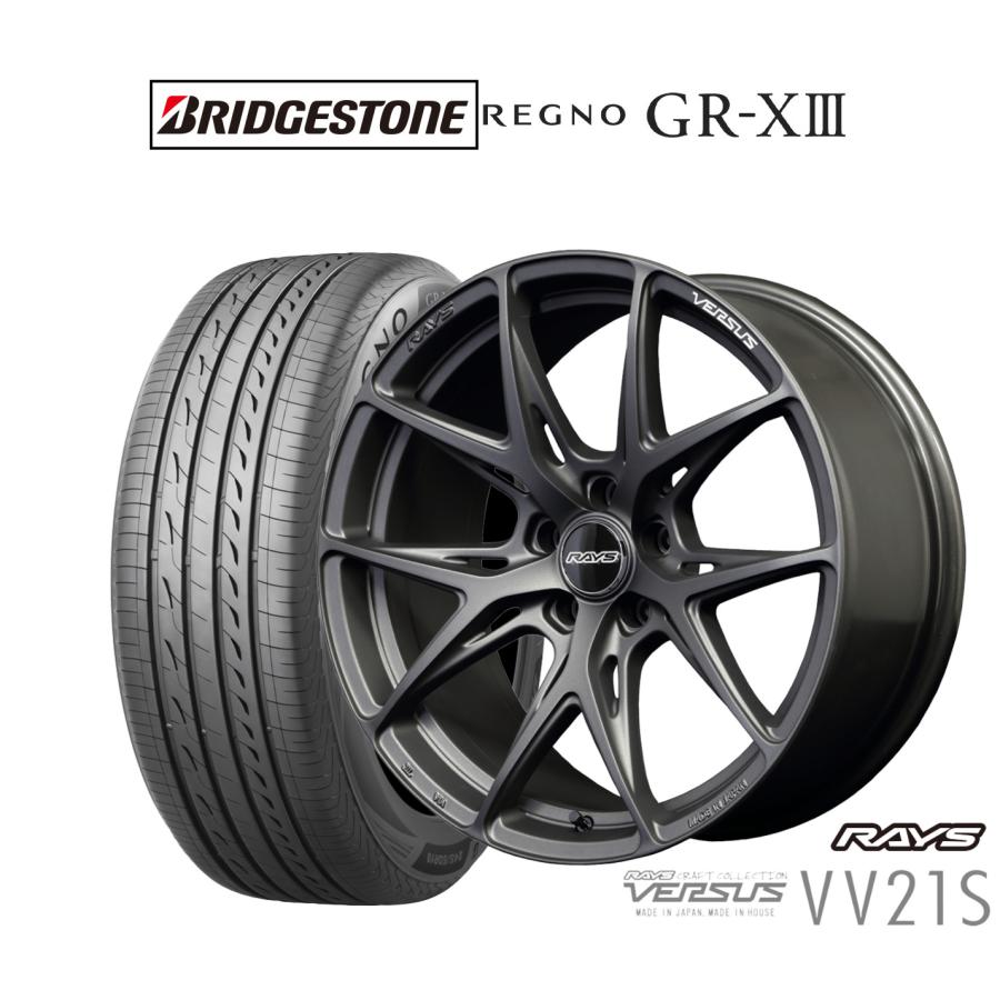 レイズ19インチ、ベルサス、タイヤはレグノ RAYS サマータイヤ ホイール4本セット レイズ ベルサス VV21S