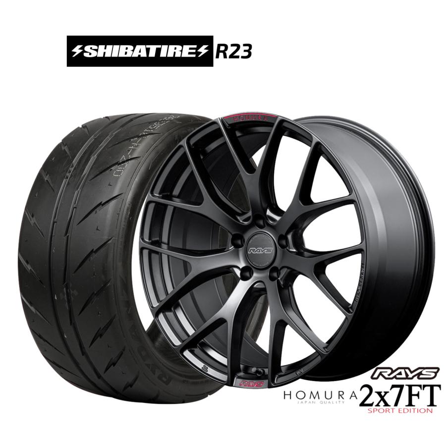 RAYS HOMURA 2023年製 ホイール＋タイヤセット RAYS サマータイヤ ホイール4本セット レイズ HOMURA ホムラ 2×7 FT