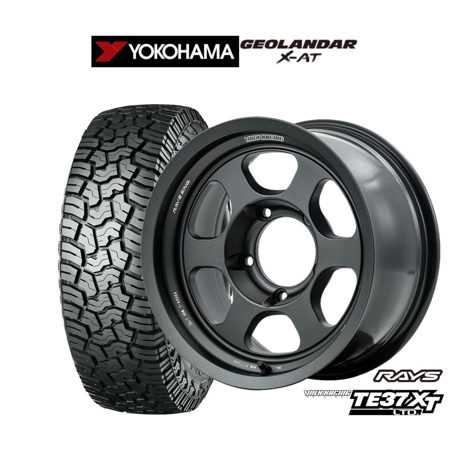 RAYS サマータイヤ ホイール4本セット レイズ ボルクレーシング TE37 XT LTD. ヨコハマ GEOLANDAR ジオランダー X ...