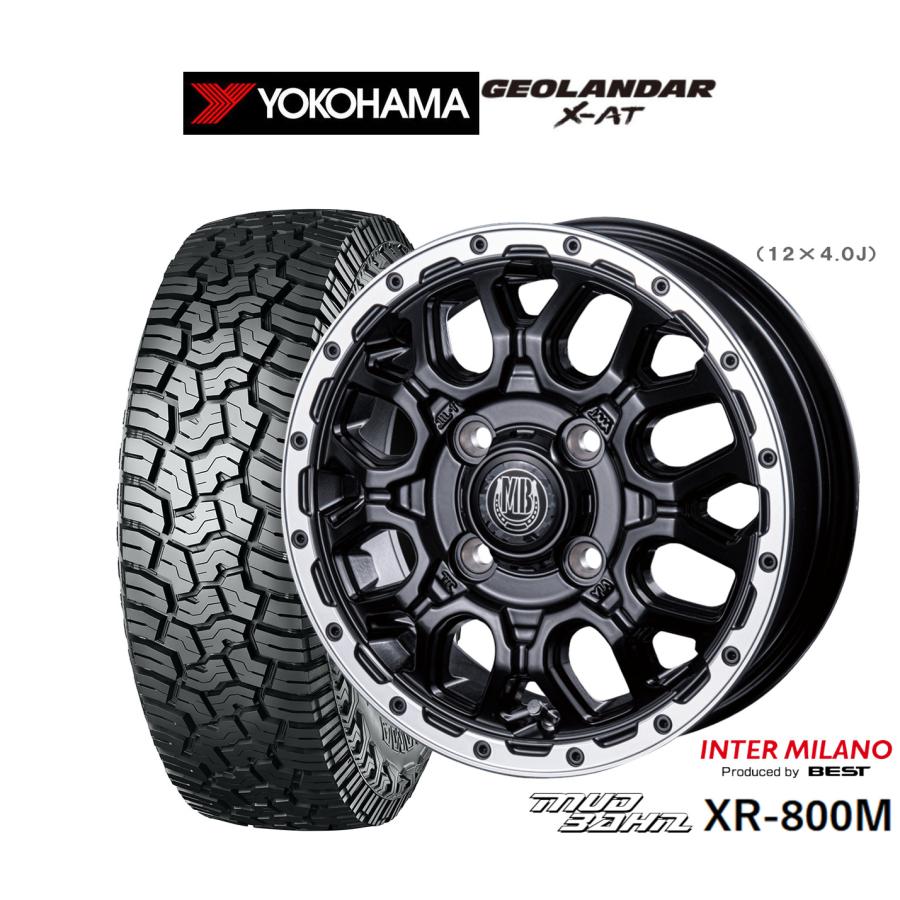 サマータイヤ ホイール4本セット インターミラノ マッドバーン XR-800M 