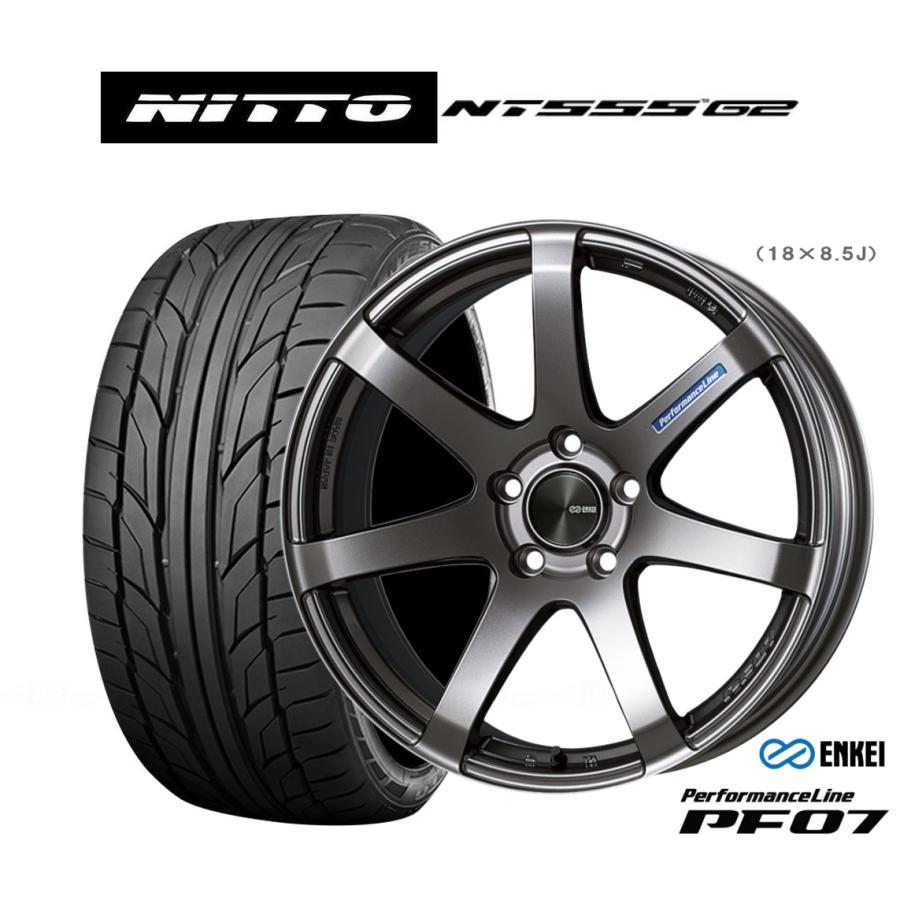 ENKEI（エンケイ） サマータイヤ ホイール4本セット PF07 NITTO NT555 