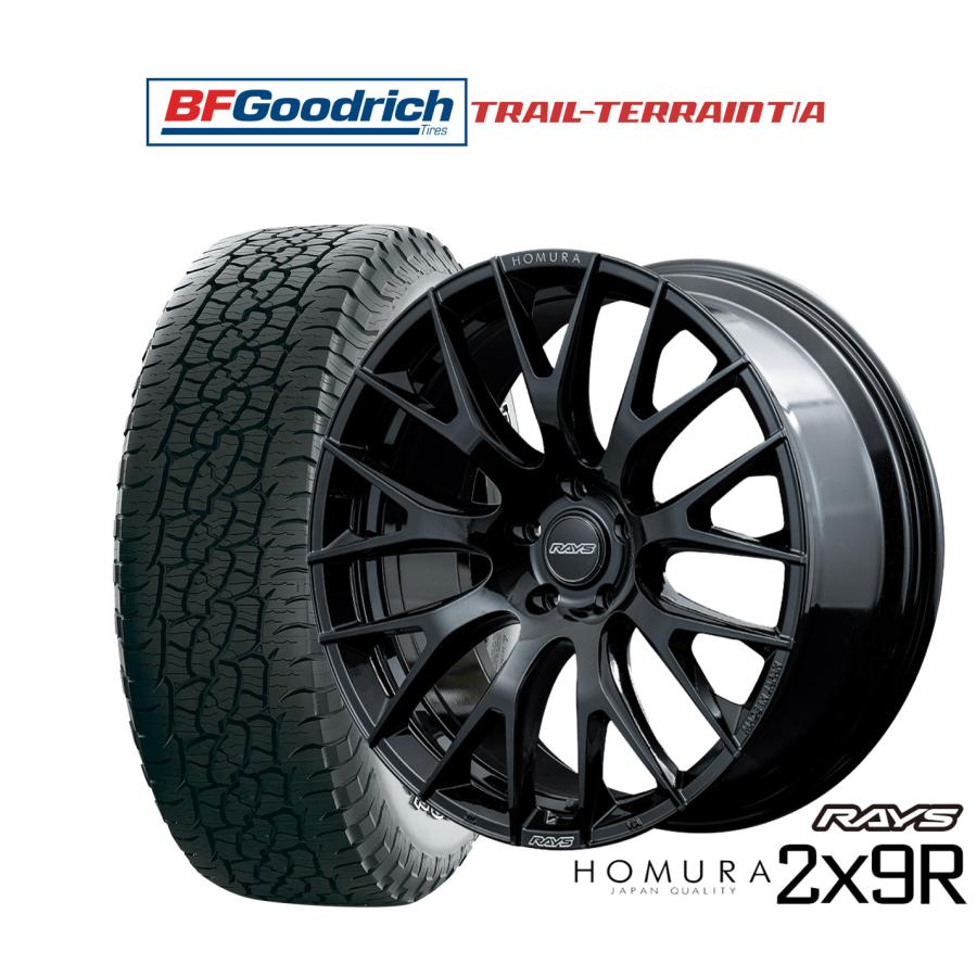 RAYS サマータイヤ ホイール4本セット レイズ HOMURA ホムラ 2×9 R BF 