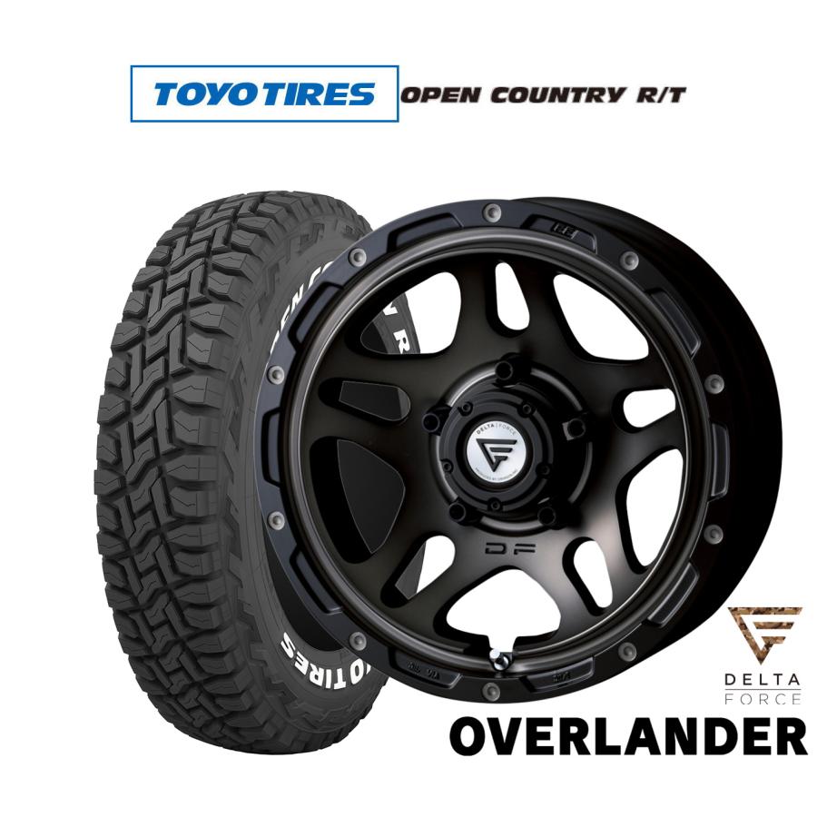 オフロードタイヤ ホイール4本セット FORCE デルタフォース OVERLANDER 