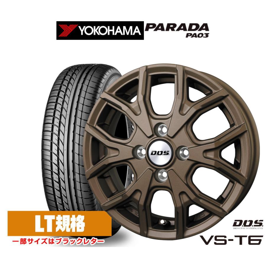 サマータイヤ ホイール4本セット BADX D,O,S(DOS) VS-T6 ヨコハマ
