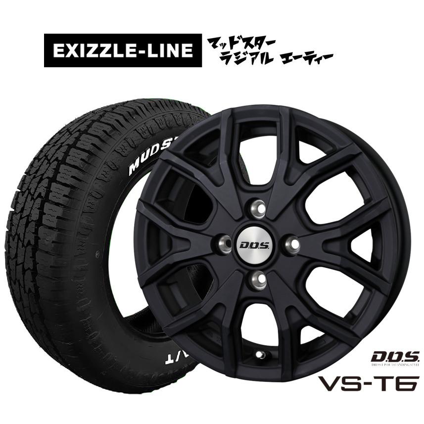 オフロードタイヤ ホイール4本セット BADX D,O,S(DOS) VS-T6