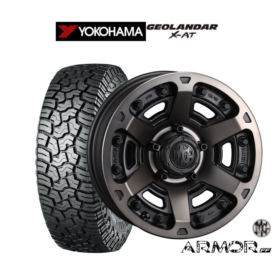 クリムソンMGアーマ+Yokohama Geolandar A/T 16インチ サマータイヤ ホイール4本セット クリムソン MG アーマー FF ヨコハマ