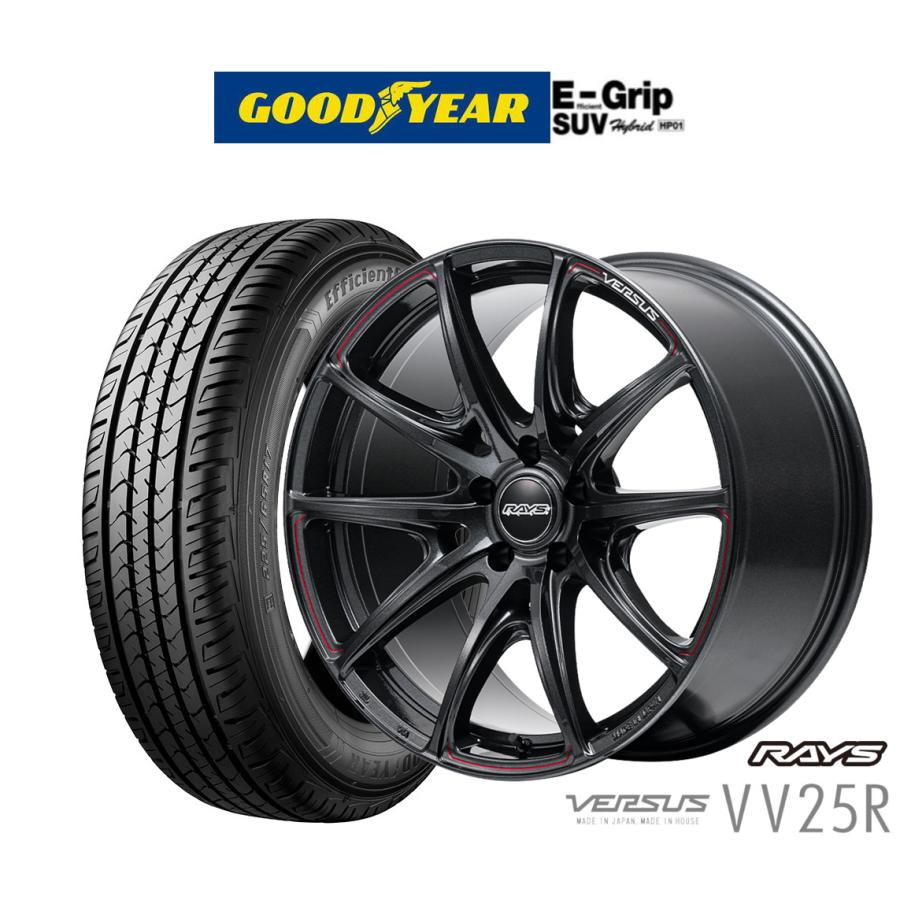サマータイヤ ホイール4本セット レイズ ベルサス VV25R グッドイヤー 