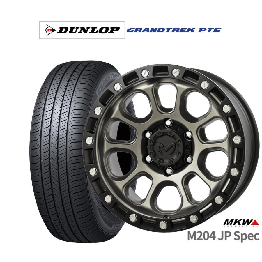 サマータイヤ ホイール4本セット MKW M204 JPスペック ダンロップ 
