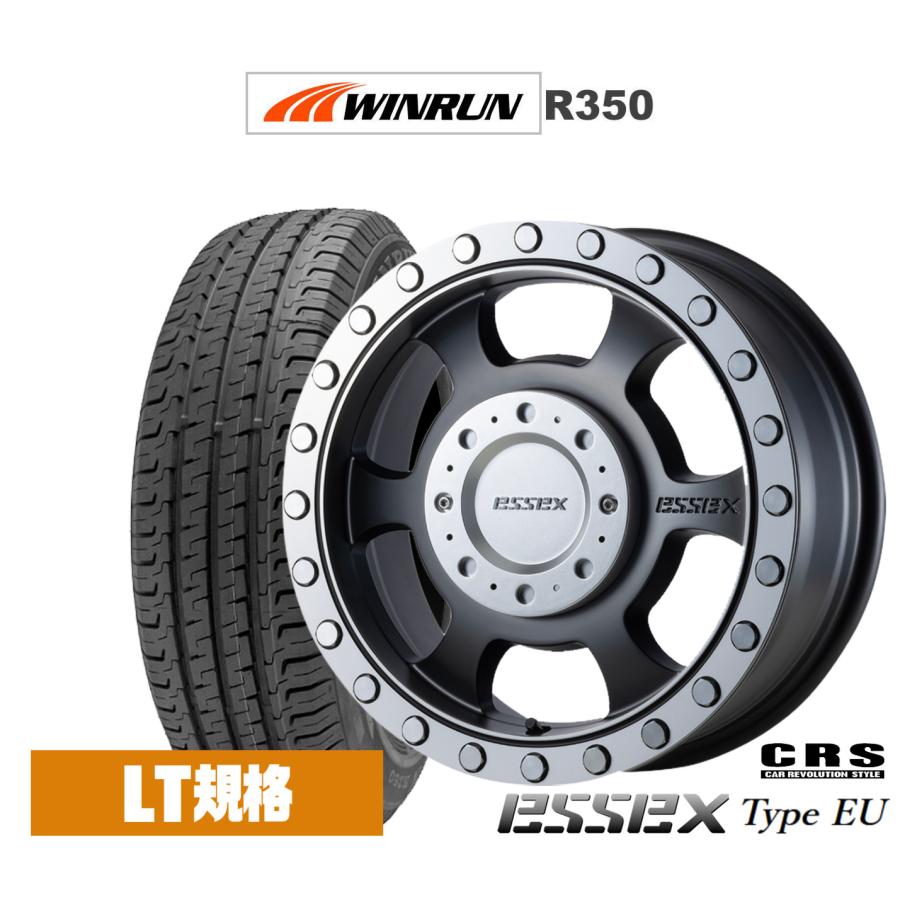 サマータイヤ ホイール4本セット CRS ESSEX エセックス EU-16 WINRUN ウインラン R350 (LT用) 215 ...