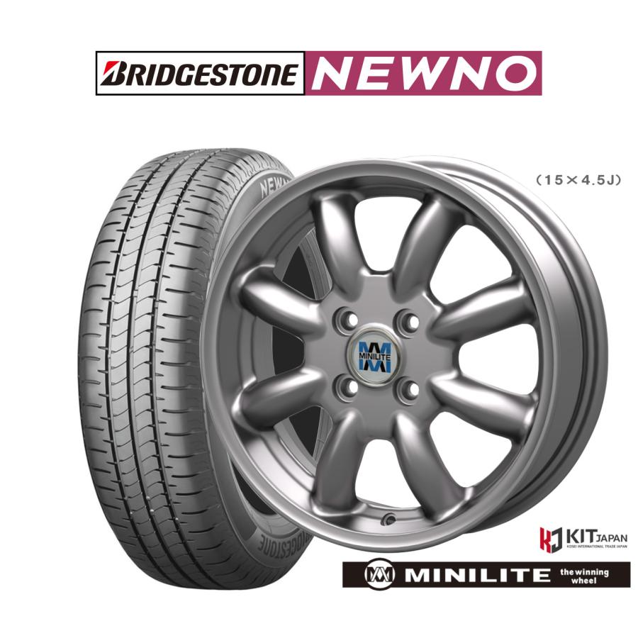 サマータイヤ ホイール4本セット ミニライト ブリヂストン NEWNO  