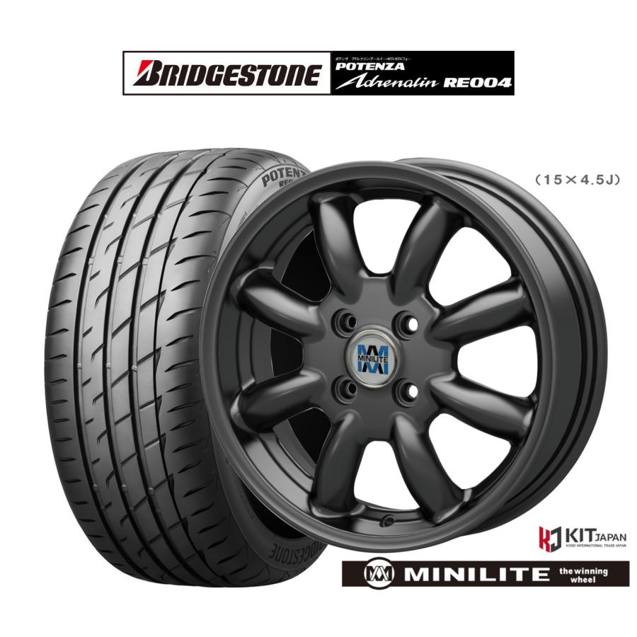サマータイヤ ホイール4本セット ミニライト ブリヂストン POTENZA 