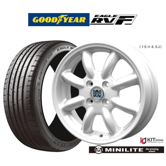サマータイヤ ホイール4本セット ミニライト グッドイヤー イーグル RV  